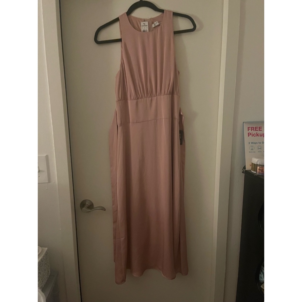 Express Satin Midi dress
